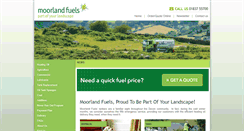 Desktop Screenshot of moorlandfuels.com