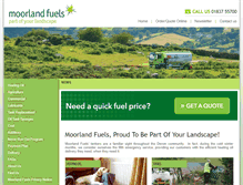 Tablet Screenshot of moorlandfuels.com